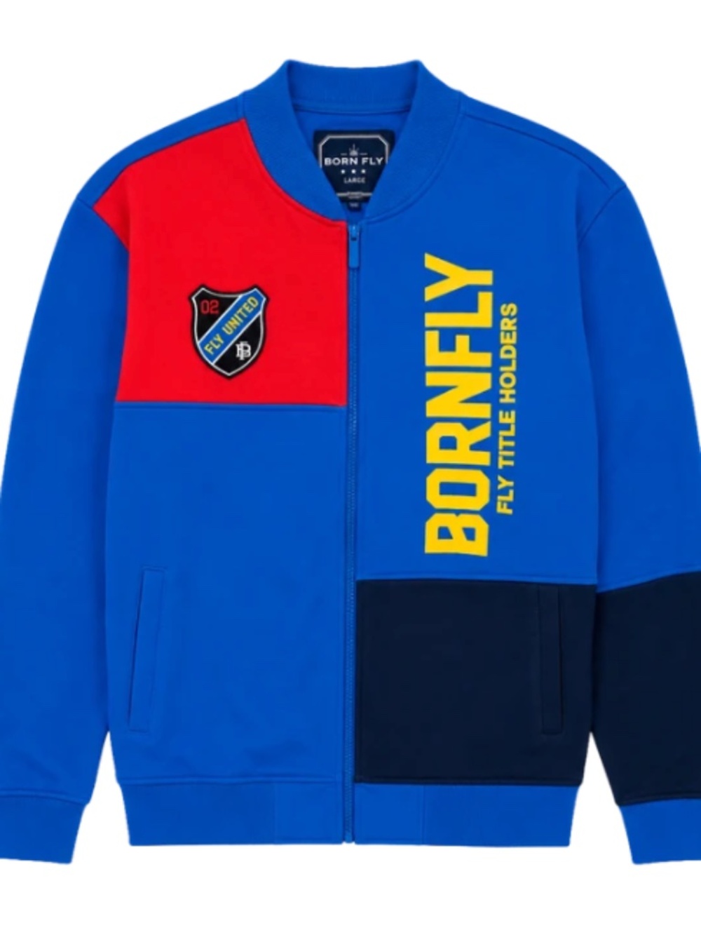 Born Fly 2-Piece Tracksuit Set – Blue Jacket & Joggers